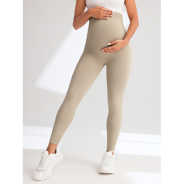 Women's Maternity Leggings Over The Belly Pregnancy Yoga Pants Active Wear Workout Leggings
