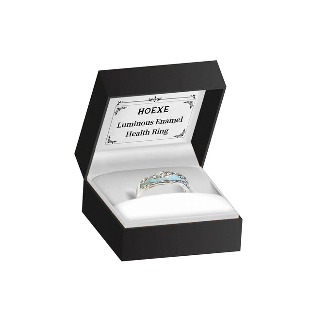 Luminous Enamel Healing Energy Ring