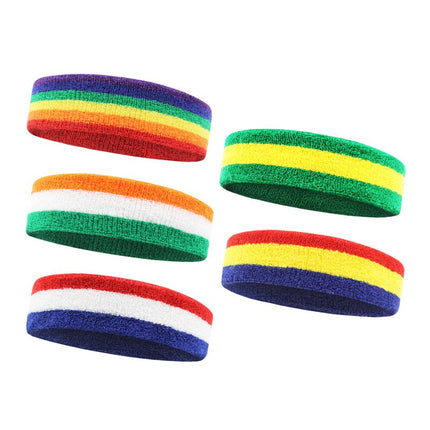 Fitness Running Cycling Sweatband Sweatband Headband Men's Women's