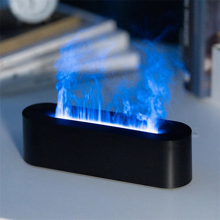 Flame LED Aroma Diffuser  Humidifier oil lamp