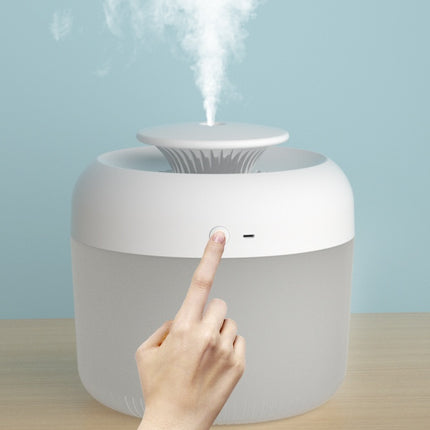 USB Ultrasonic Aroma Diffuser & Humidifier with 7-Colour LED
