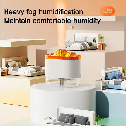 300ML USB Ultrasonic Humidifier with Aroma  LED Light