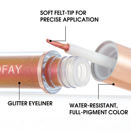 PHOFAY Sparkling Liquid Eyeliner Set