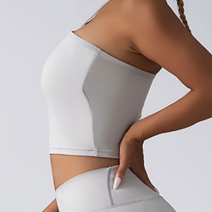 Crop Top With Built In Pads Sports Bras For Women