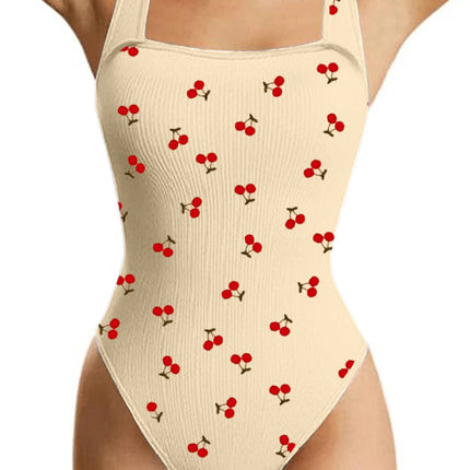 Women's One-piece Set Sleeveless Square Neck Skinny Yoga Bodysuit, Women's Sportswear Clothing