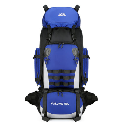 90L Large Capacity Outdoor Travel Backpack For Men, Waterproof And Durable Hiking Bag, Cotton Quilt, Luggage, Work Backpack