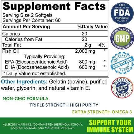 Fish Oil And Vitamin E Softcapsules