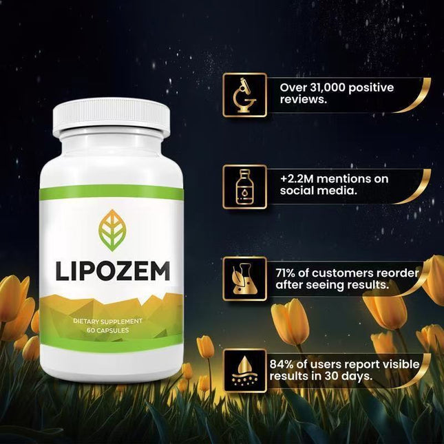 Lipozem Fat Burner with Zinc & Probiotic