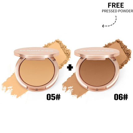 PHOFAY Perfect Matte Finish Pressed Powder