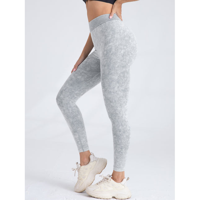 V Back Scrunch Butt Workout Leggings Women Seamless Gym Yoga Leggings High Waist