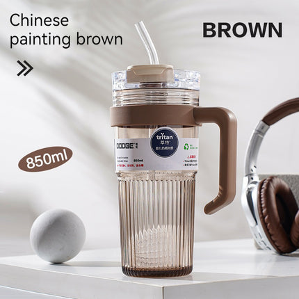 Portable Double Straw Cup