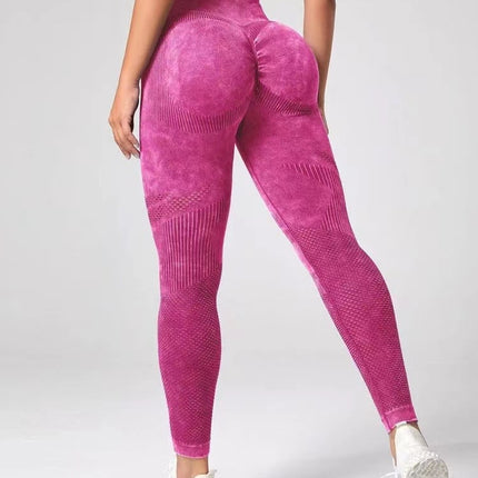 Hollow Design Seamless Leggings High Waist Hip Lifting Running Sports Fitness Yoga Pants Fashion Womens Clothing