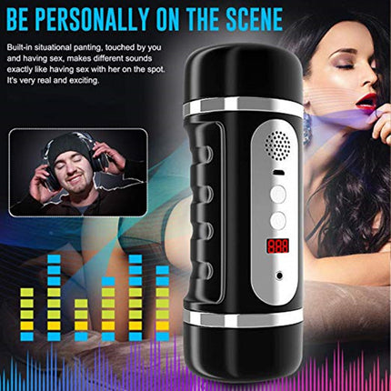 Dual-Head Automatic Electric Grooming Shaver for Men