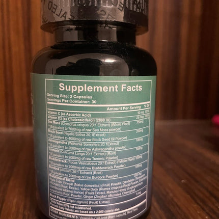 Seaweed Capsules  60 Capsules Per Bottle