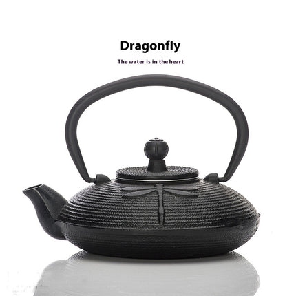 Dragonfly Cast Iron Tea Kettle