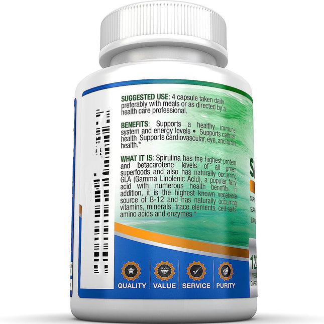 Organic Spirulina Capsules Tablet