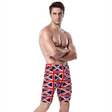 Fashion Korean Style Men's Anti-embarrassment Swimming Trunks