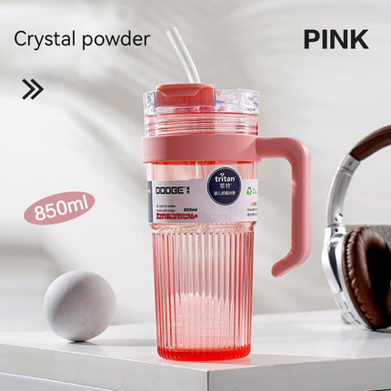 Portable Double Straw Cup