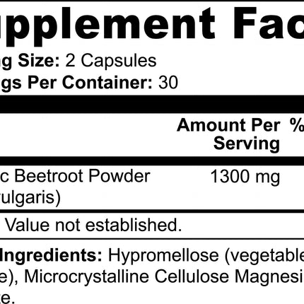 Beetroot Powder Natural Energy, Heart Health Antioxidant Support