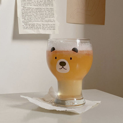 Bear Glass Dessert & Drink Cup