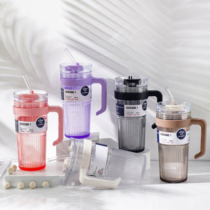 Portable Double Straw Cup