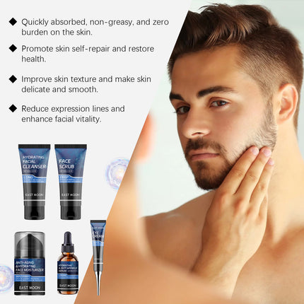 Men Facial Cleansing and Moisturising Oil
