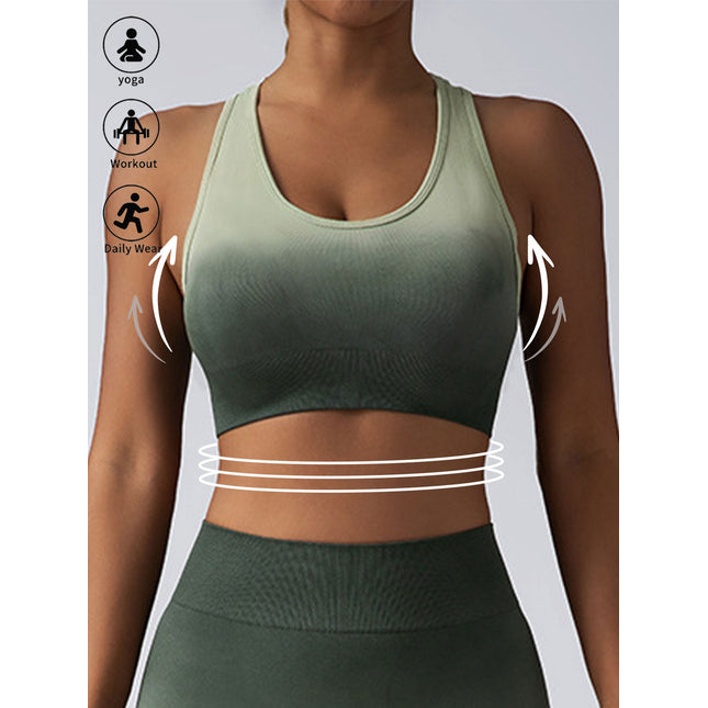 High Impact Sports Bras For Women,Racerback Running Bra Workout Crop Tank Tops Longline Sports Bra Push Up