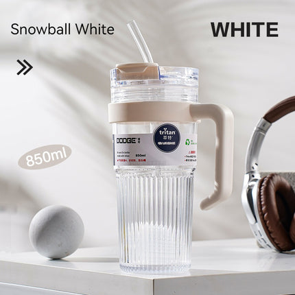 Portable Double Straw Cup