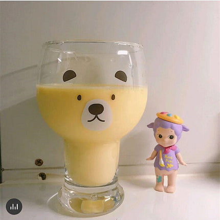 Bear Glass Dessert & Drink Cup