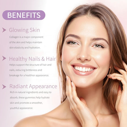 Glutathione Collagen Gummies  Cherry