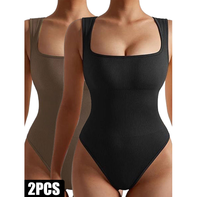 2 Pack Womens, One Piece Jumpsuits For Women, Ribbed Workout Tops For Women Clothing, Seamless Tank Tops Rompers