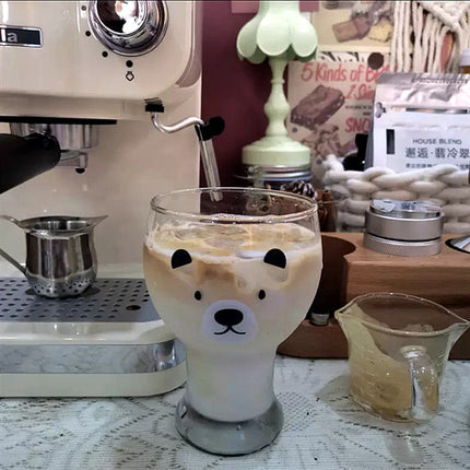 Bear Glass Dessert & Drink Cup