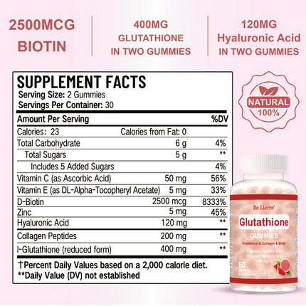 Glutathione Collagen Gummies Grapefruit Flavor
