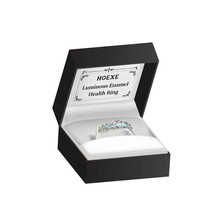 Luminous Enamel Healing Energy Ring