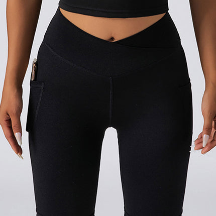 Biker Shorts Women Tummy Control  No Seam High Waist Yoga Gym Workout Running Volleyball Shorts With Pockets