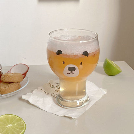Bear Glass Dessert & Drink Cup