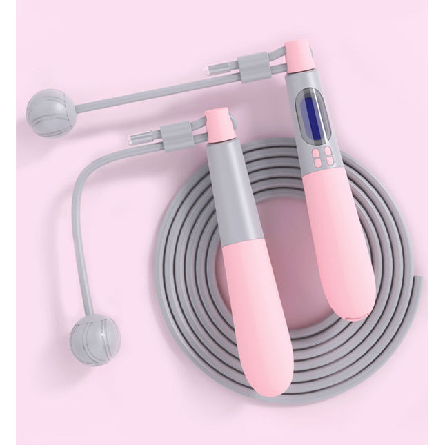 Cordless  Exercise Fitness Electronic Counting Wire Skipping Rope