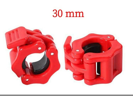 1 Paar 30Mm 25Mm Barbell Kraag Spinlock Kragen Lock Dumbell Clips Klem