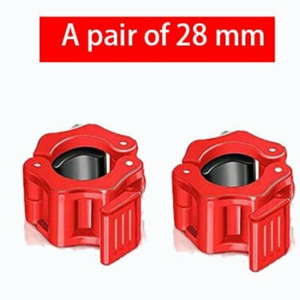 1 Paar 30Mm 25Mm Barbell Kraag Spinlock Kragen Lock Dumbell Clips Klem
