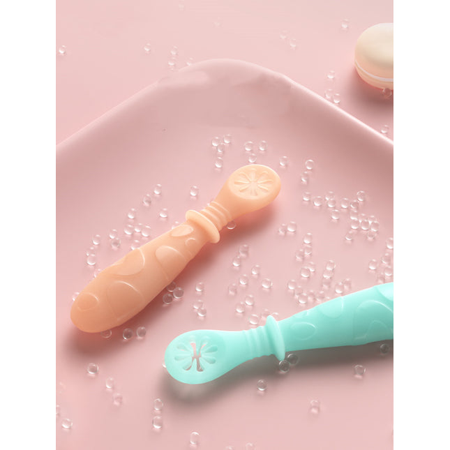 Food supplement silicone soft spoon