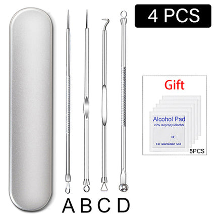 11/8/6/4pcs Acne Blackhead Removal Needles Skin Care Facial Cleaning