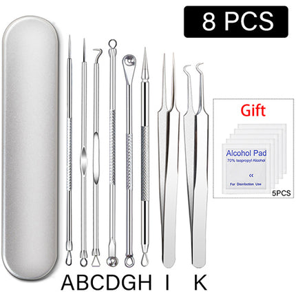 11/8/6/4pcs Acne Blackhead Removal Needles Skin Care Facial Cleaning