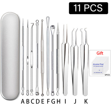 11/8/6/4pcs Acne Blackhead Removal Needles Skin Care Facial Cleaning