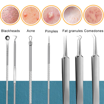 11/8/6/4pcs Acne Blackhead Removal Needles Skin Care Facial Cleaning