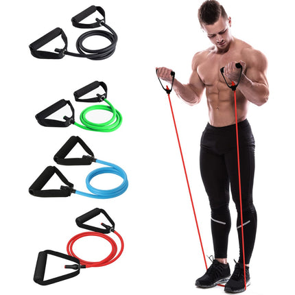 120cm Yoga Pull Rope Elastic Resistance Bands Rope Rubber Bands