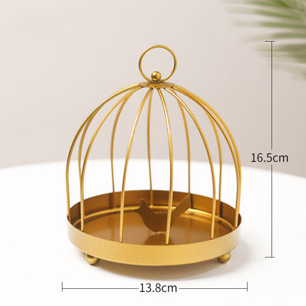 Creative Birdcage Shape Mosquito Coil Holder Nordic Iron Mosquito Repellent Incense Burner For Indoor Home Bedroom Hotel Decor
