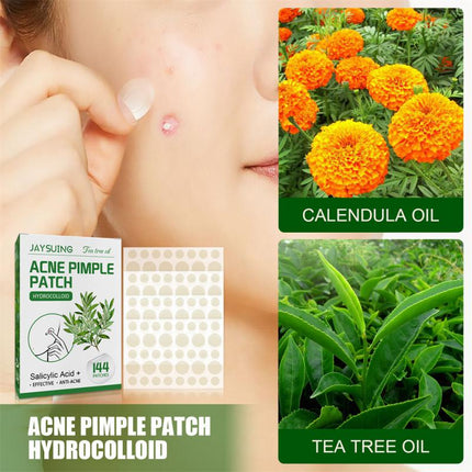 144 Patches Acne Pimple Patch Tea Tree Oil Serum Acne Treatment Pimple