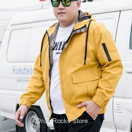 Bomber Jacket Men Clothing Fashion Parka