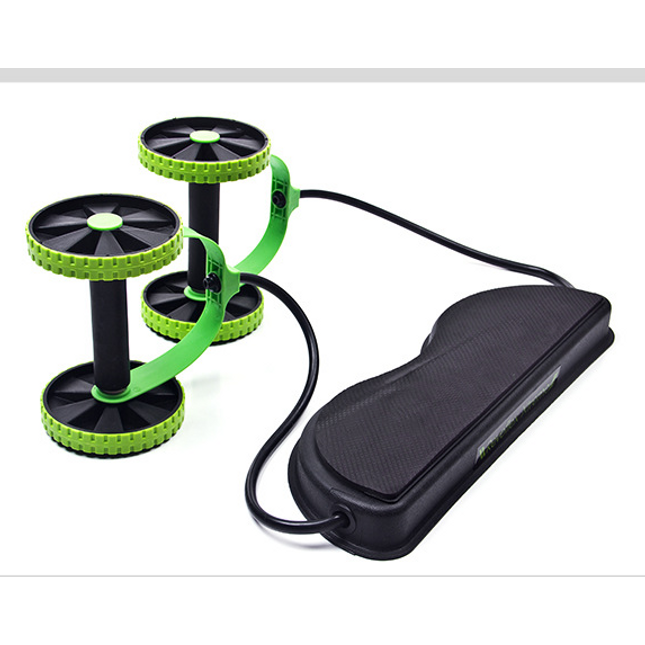 Tension Foldable Sit-up Equipment Revoflex Xtreme Rally Multifunction Pull Rope Muscle Training Wheeled Fitness Equipment