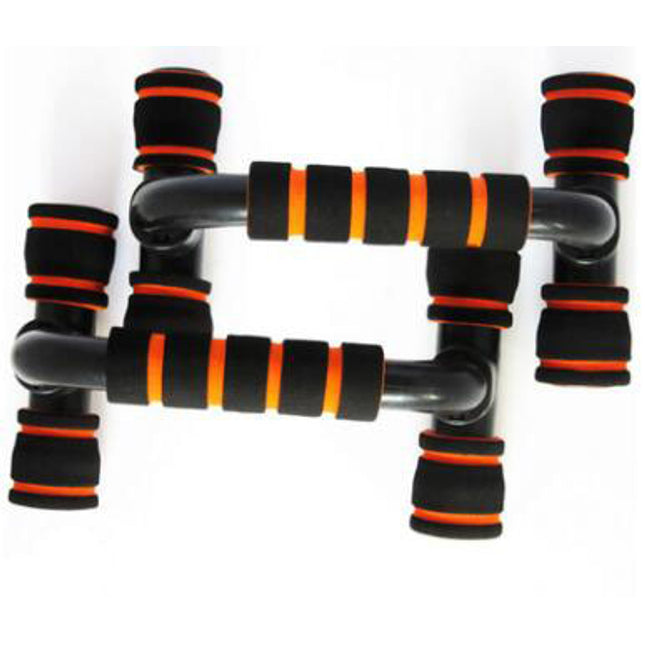 H I-shaped Push-up Stand Sponge Hand Grip ABS Fitness Chest Training Grip Bar Fitness Exercise Trainer